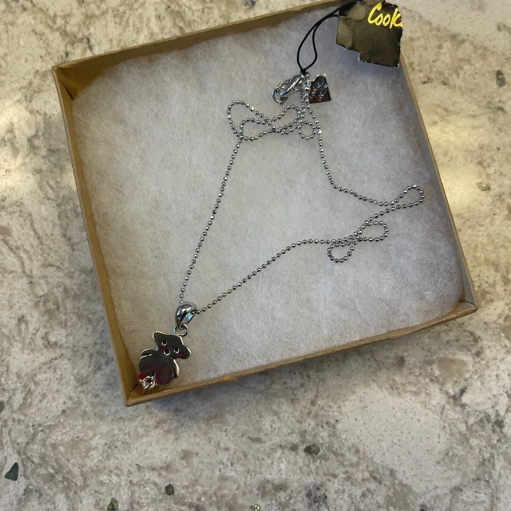 Teddy Bear Kids‎ Necklace by cookie lee